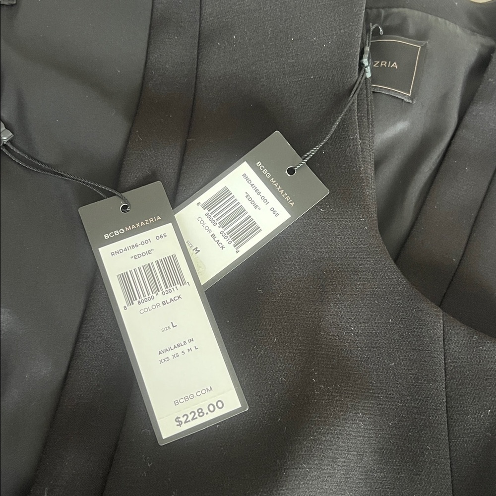 BCBGMaxAzria Eddie Black Vest - Picture 7 of 10